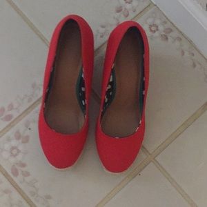 Red Merona 4” espadrille
